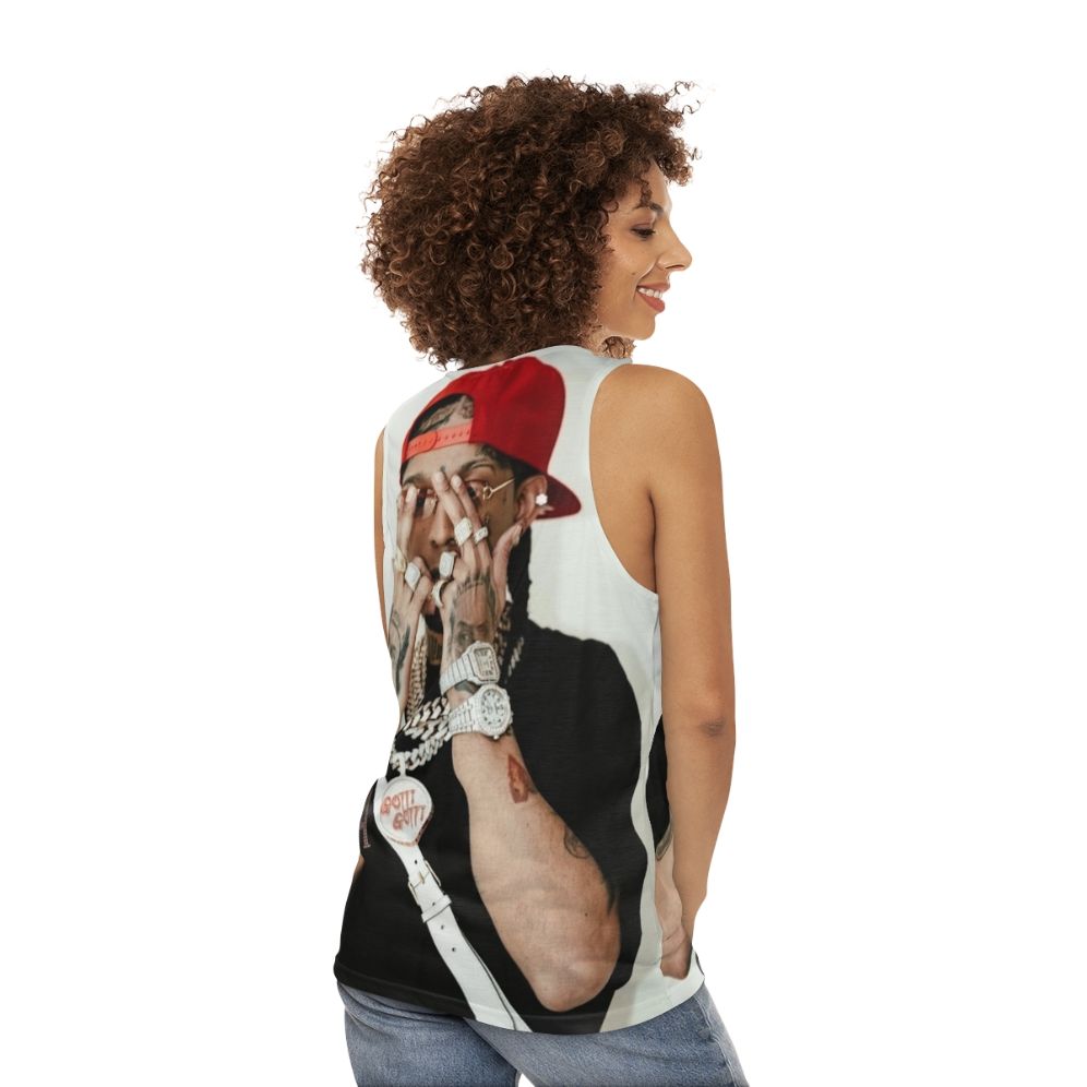 Rochyrd Unisex Graphic Tank Top - women back