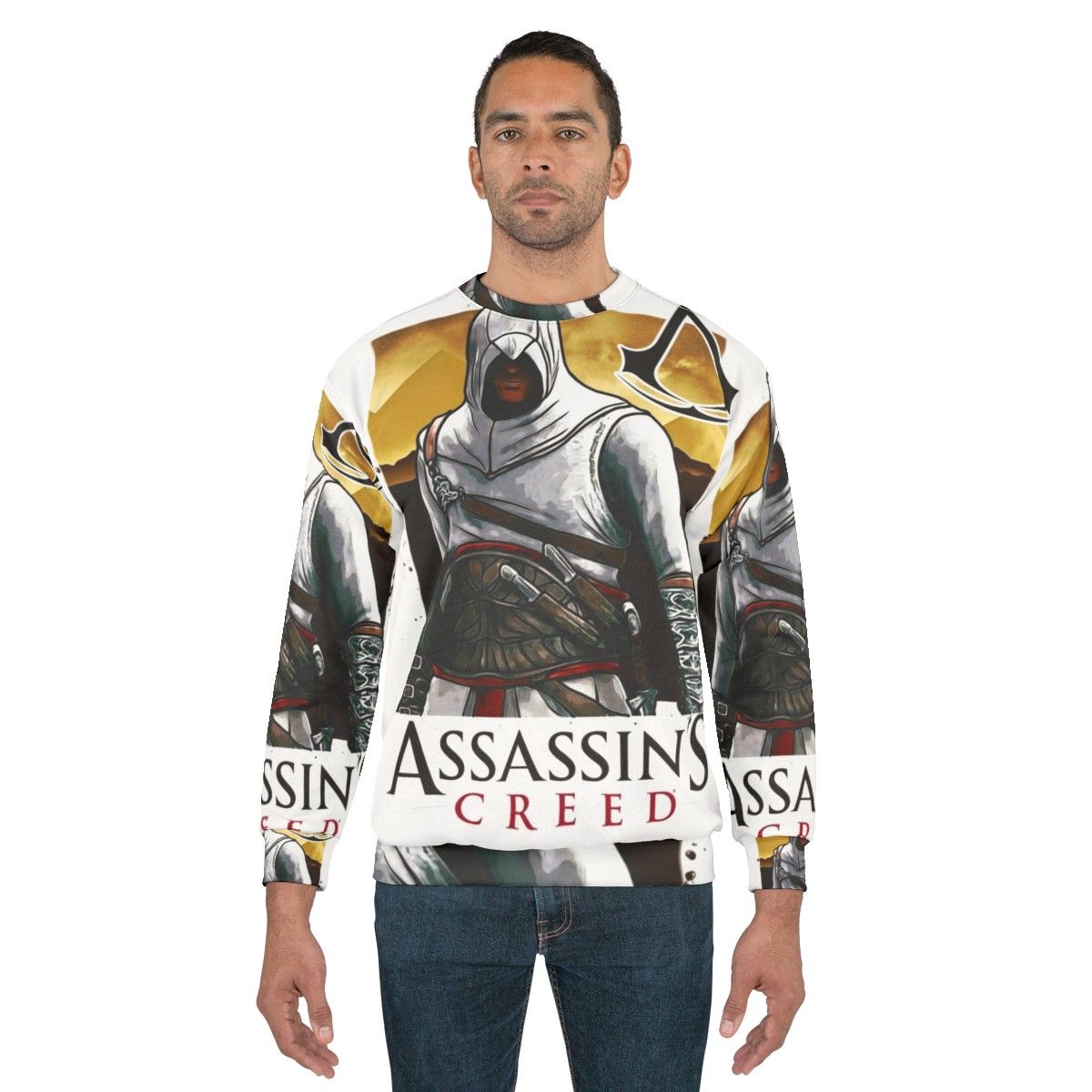 Assassin's Creed Sweatshirt featuring iconic game elements - men