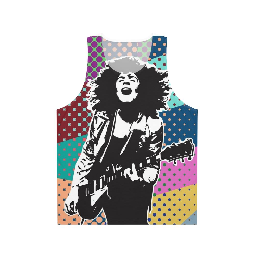 Boogie On Retro Unisex Tank Top for Glam Rock Fans