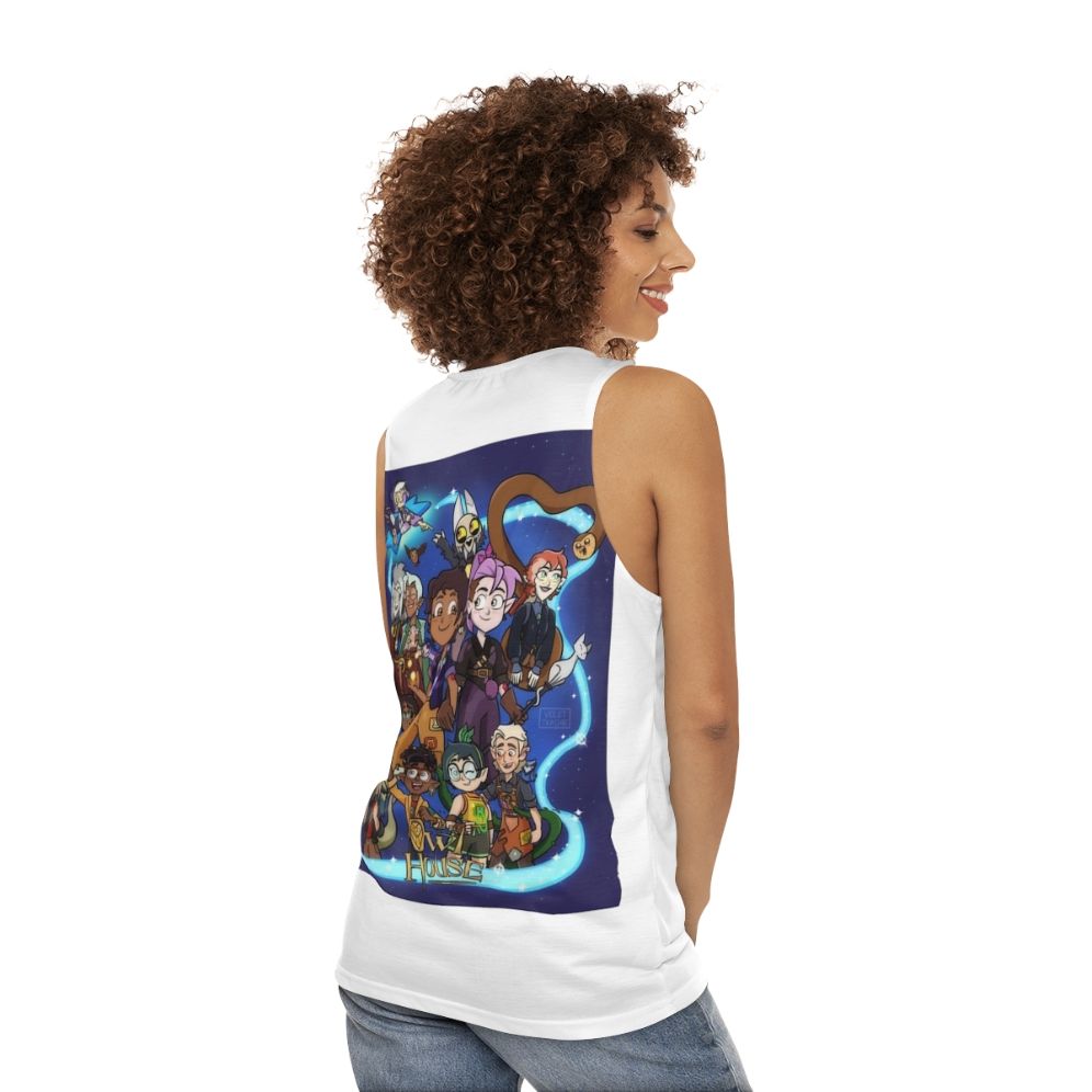 The Owl House Finale Unisex Night Light Tank Top - women back