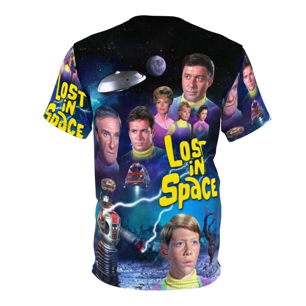 Stylish t-shirt featuring a design inspired by the sci-fi classic "Lost in Space" - Back