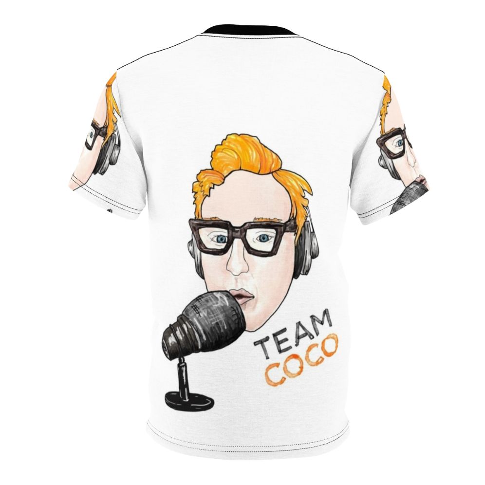 Conan O'Brien inspired custom t-shirt design for Team Coco fans - Back