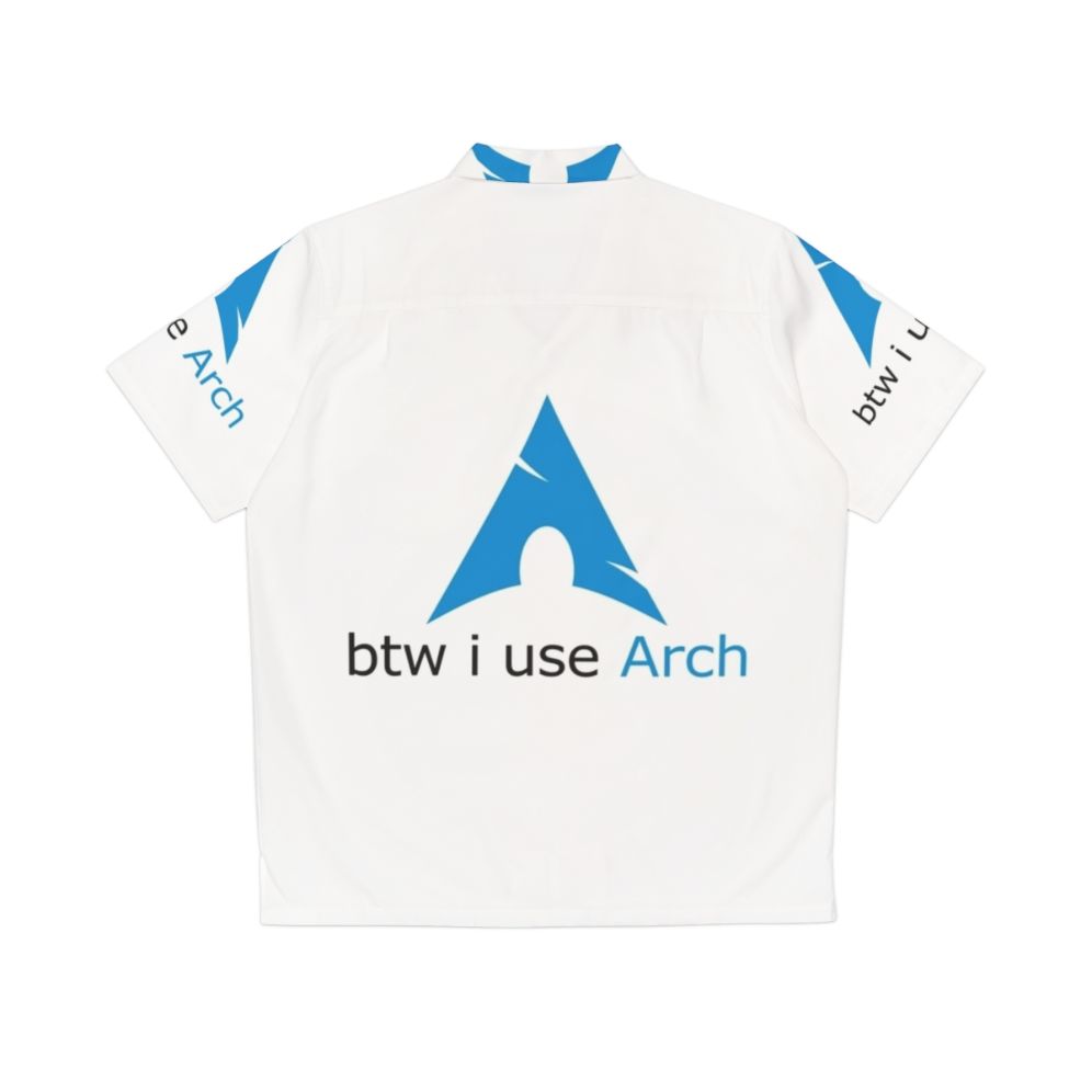 Arch Linux Hawaiian Shirt - Back