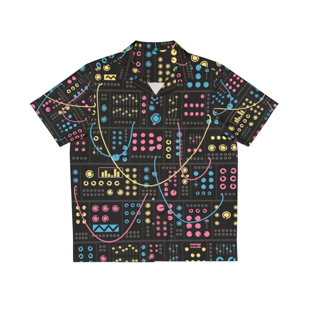 Modular Synthesizer Hawaiian Shirt