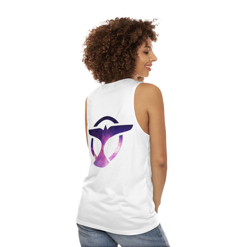 Tiesto Unisex EDM Tank Top - women back