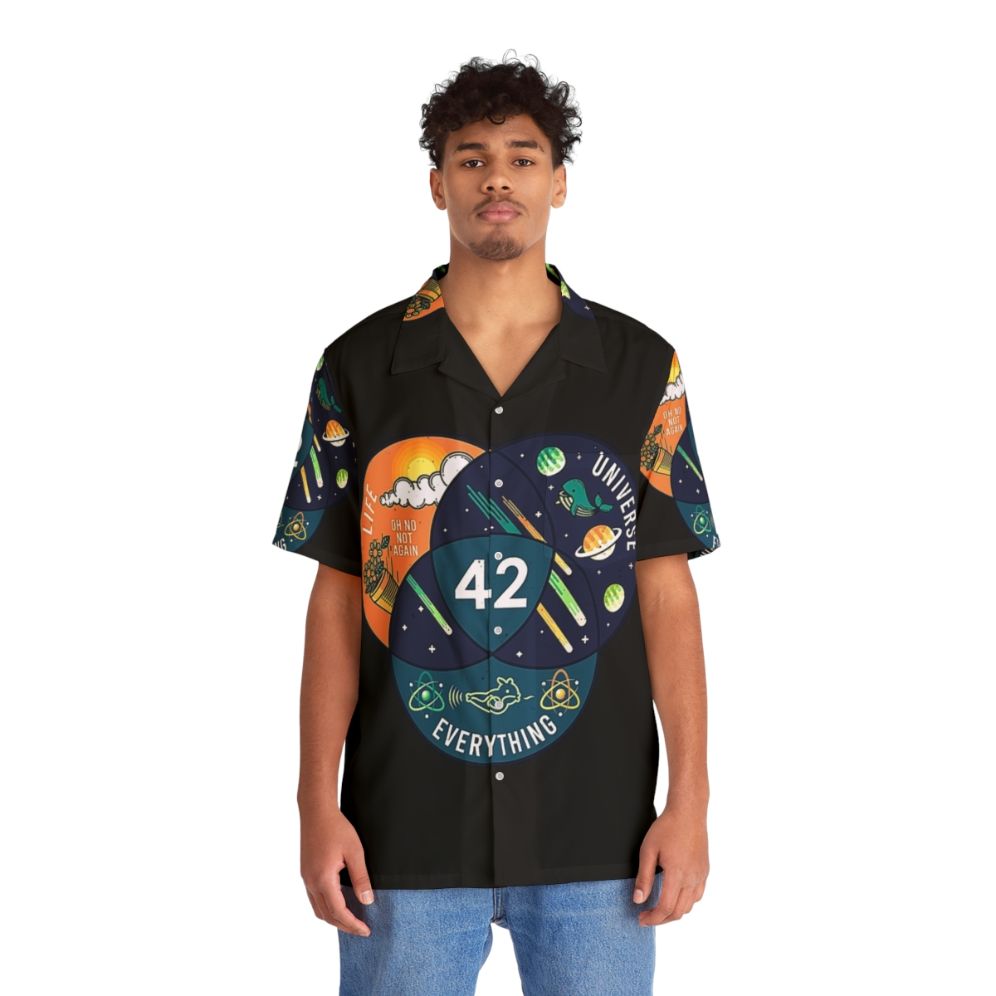 42 Answer to Life Universe and Everything Hawaiian Shirt - Lifestyle