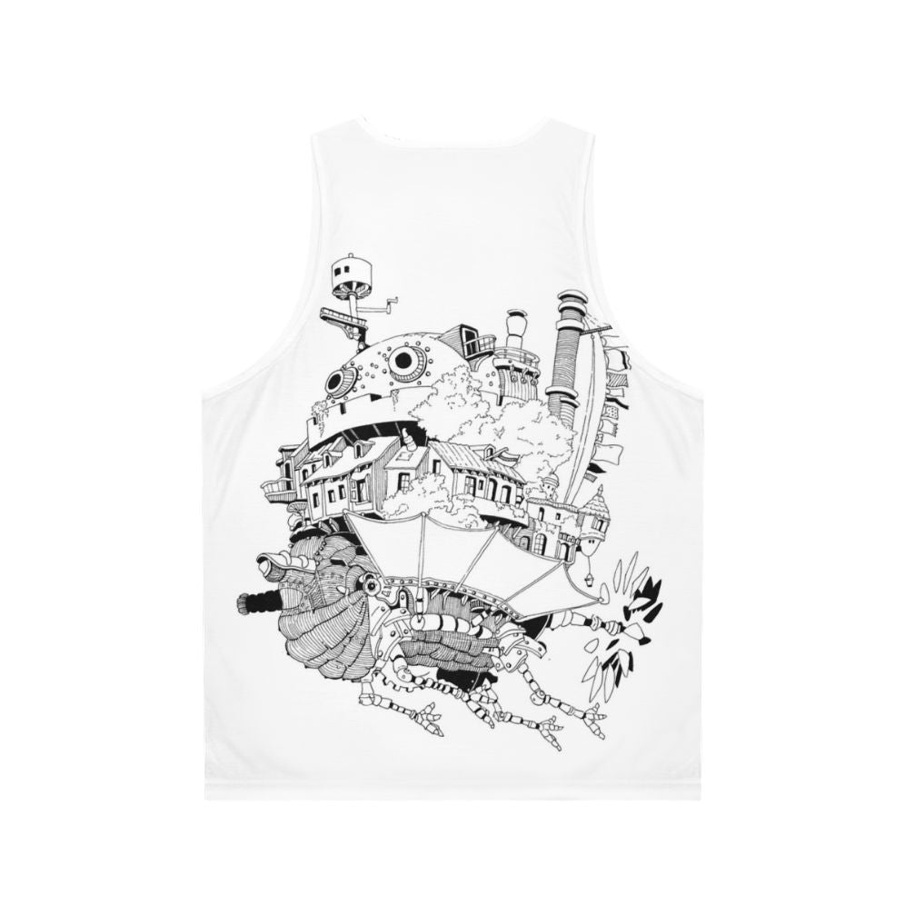 Howl's Moving Castle Anime Unisex Tank Top - Back