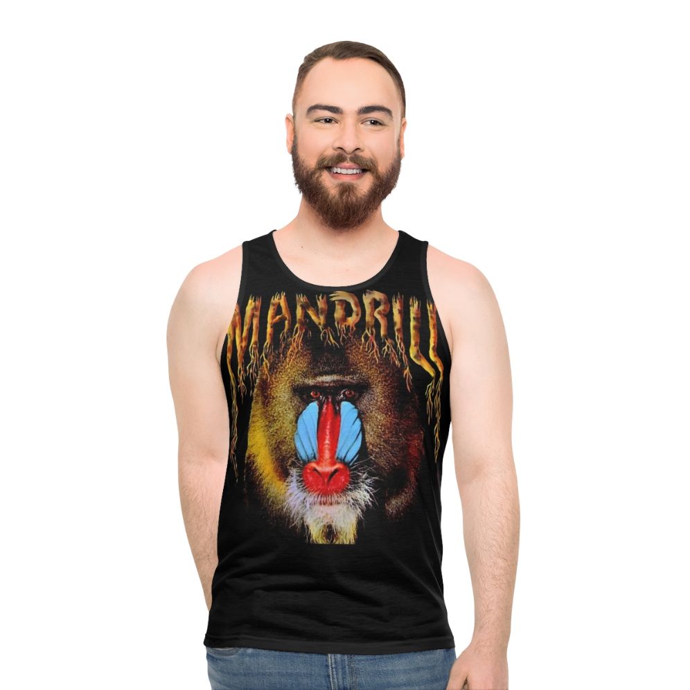 Retro Funky Monkey Unisex Tank Top - men