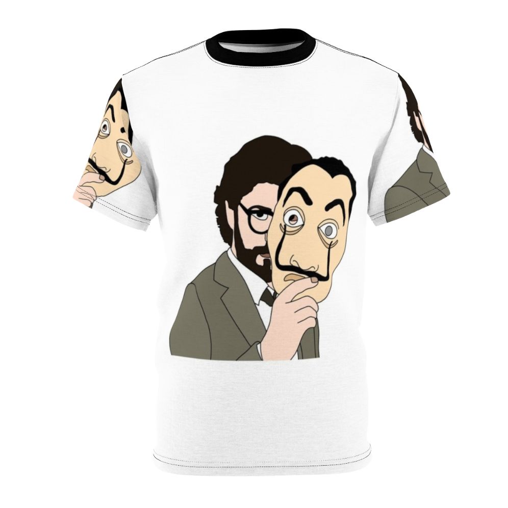 Money Heist Inspired Professor and The Mask T-shirt