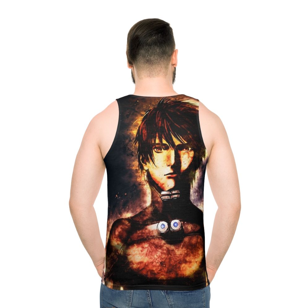 Anime Manga Gantz Kei Kurono Unisex Tank Top - men back