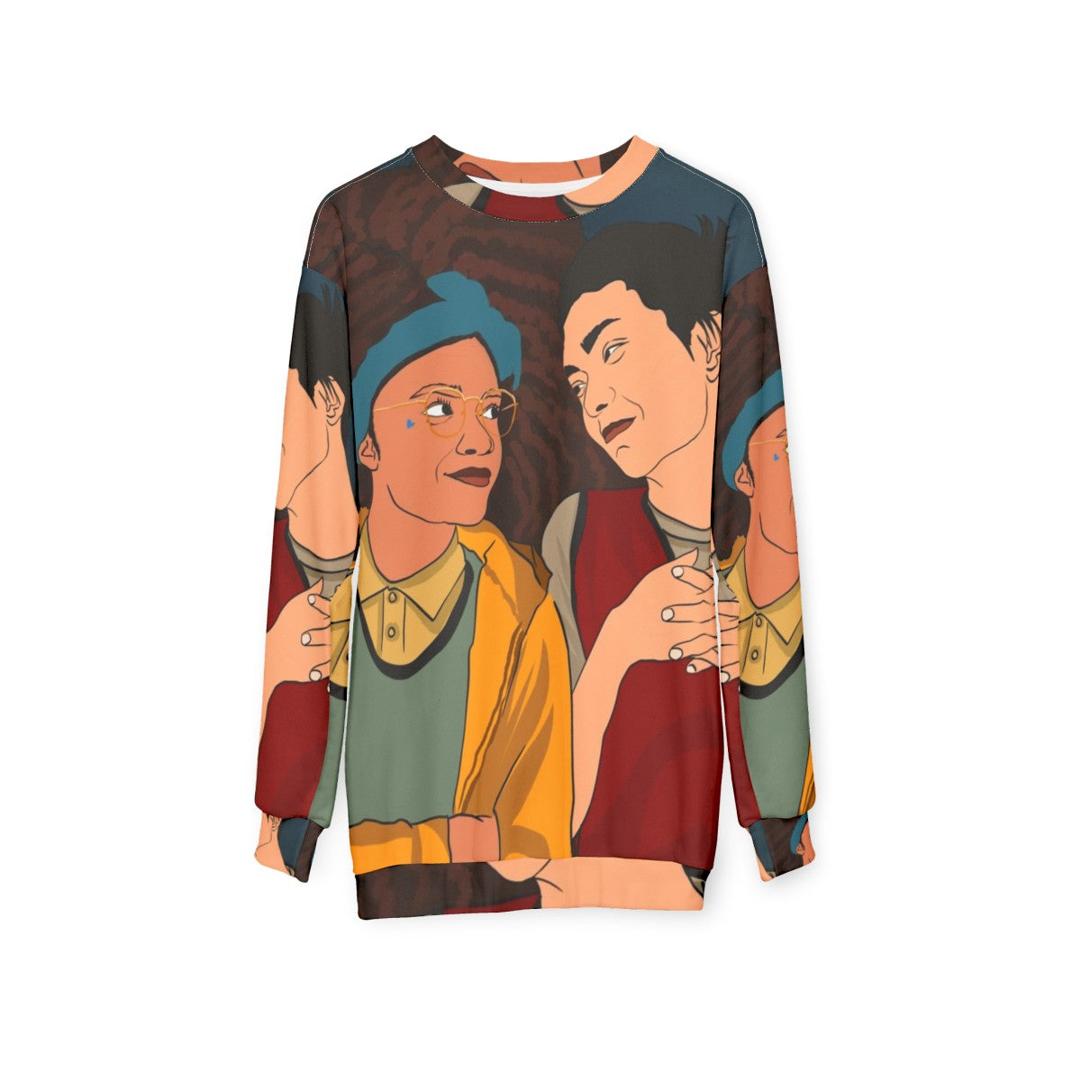 Heartstopper Nick Nelson and Charlie Spring Sweatshirt - hanging