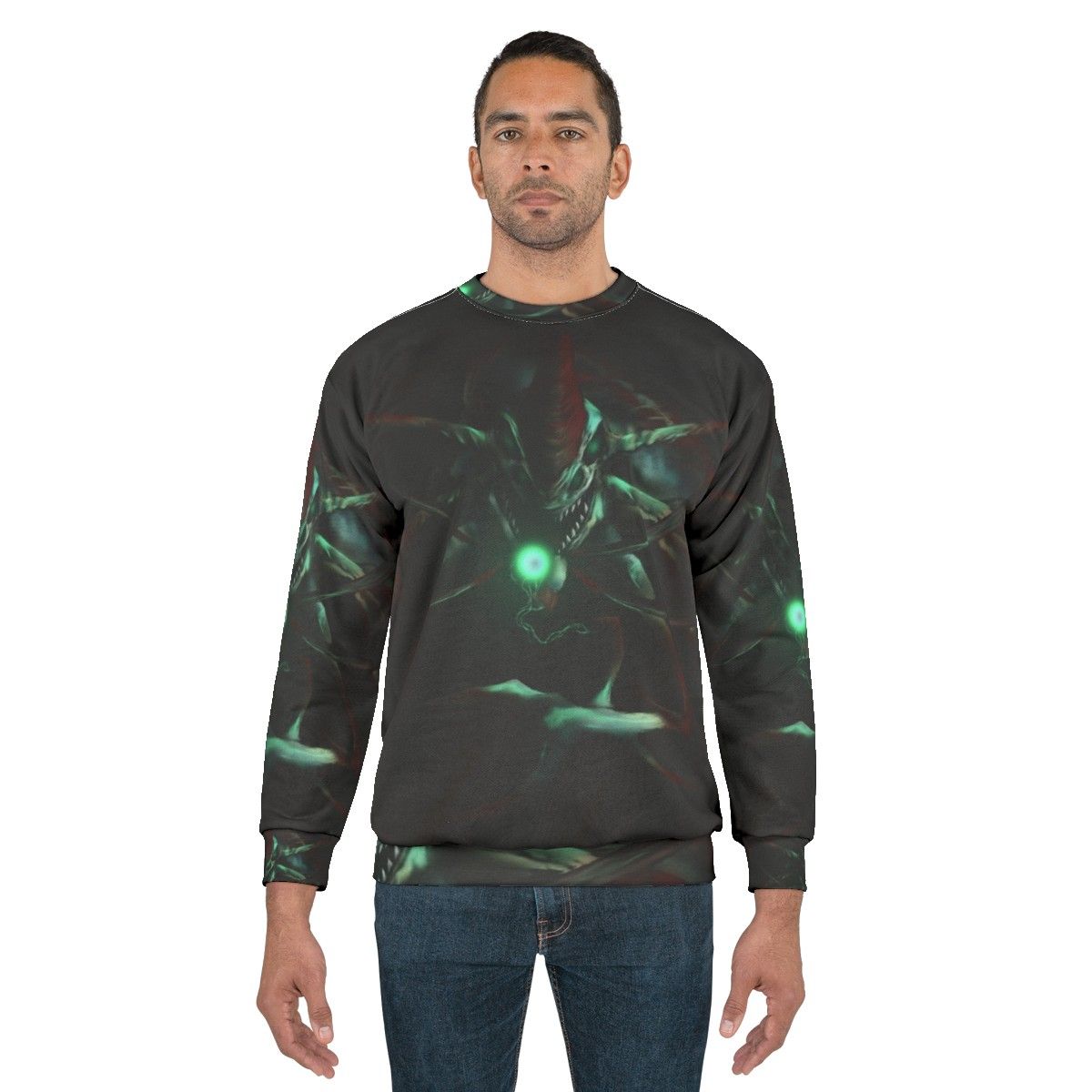 Subnautica Reaper Leviathan Gaming Fanart Sweatshirt - men