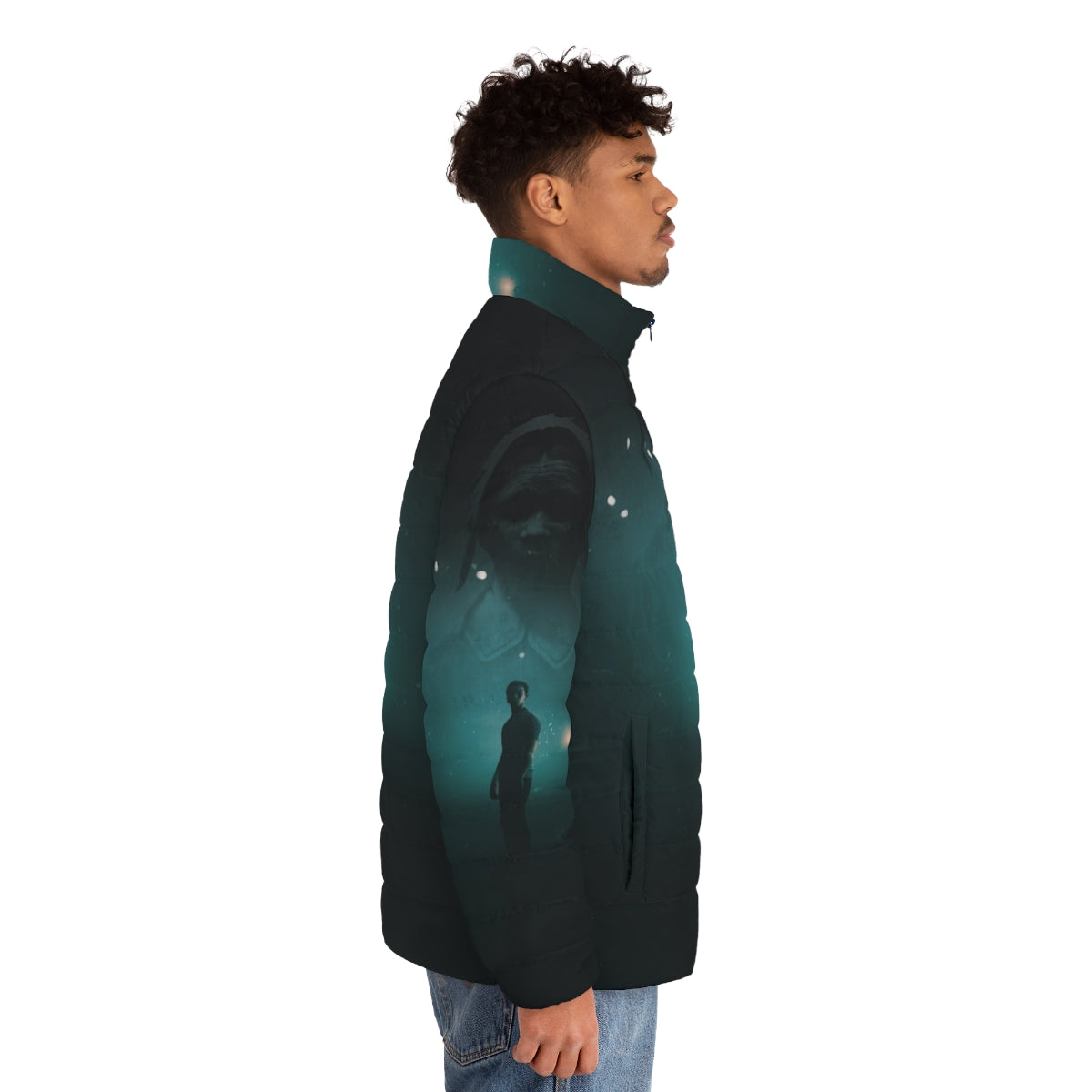 Dark Pictures Little Hope Puffer Jacket - Gaming Anthology for PS4, Xbox, PC - men side right