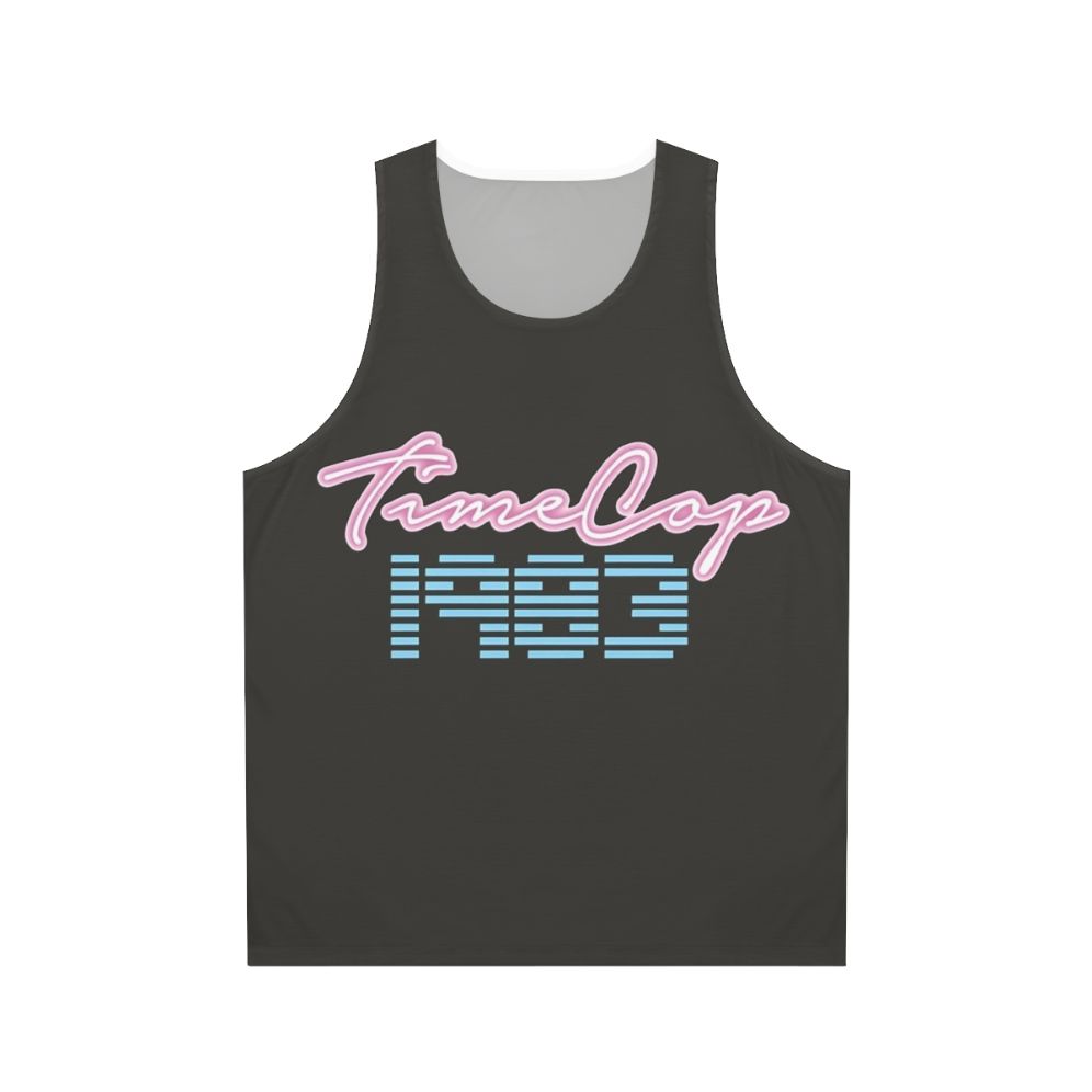 Timecop 1983 synthwave retro 80s unisex tank top