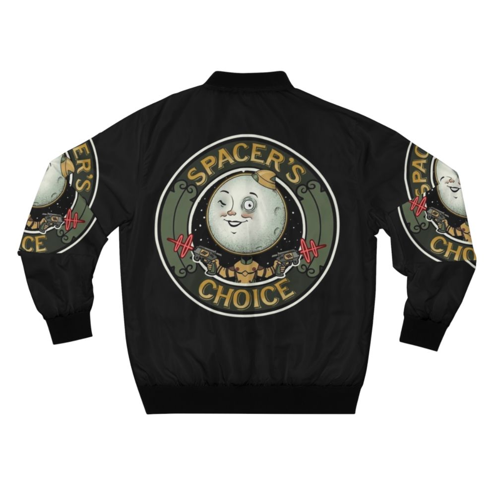 The Outer Worlds Spacer's Choice Bomber Jacket featuring the Spacer's Choice logo and design - Back