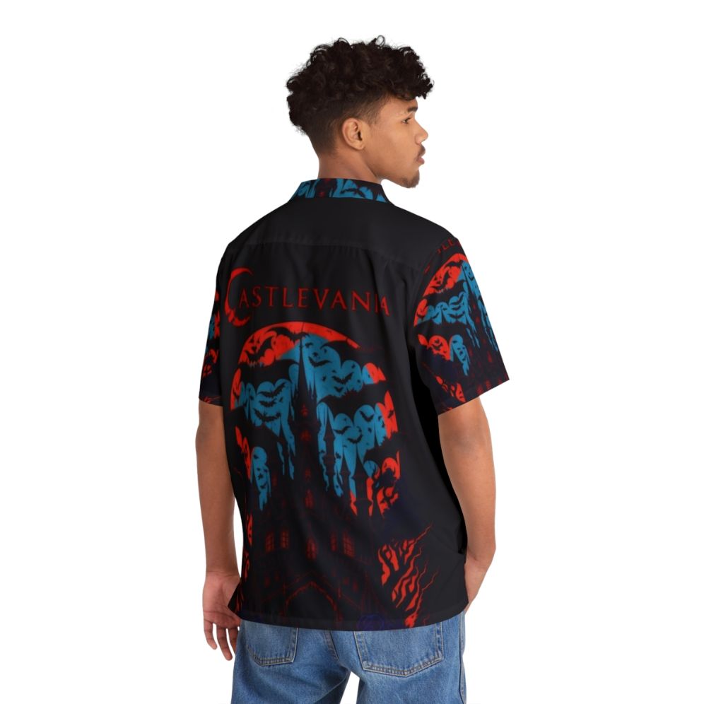 Castlevania Night Ambiance Hawaiian Shirt - People Back