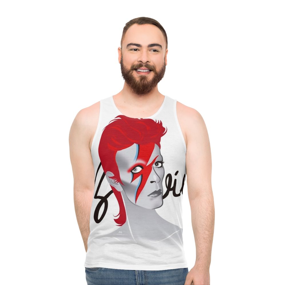 Lightning Unisex Tank Top featuring Alejandro Mogolloart's Pop Art Design - men