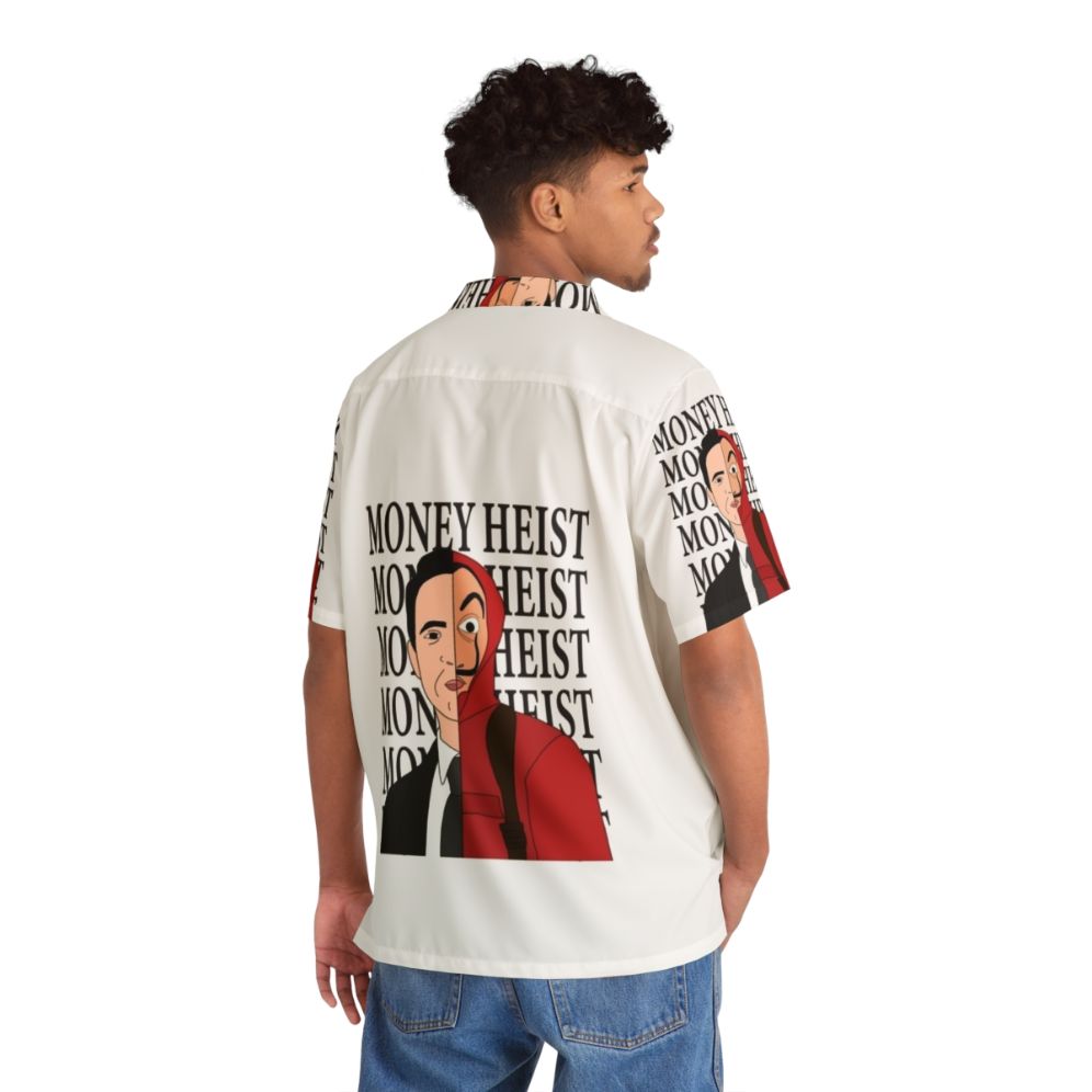 Berlin illustration Hawaiian shirt, Money Heist Netflix merchandise - People Back