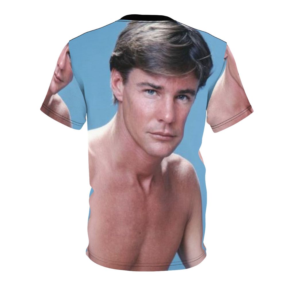 Retro-style t-shirt featuring the iconic actor Jan Michael Vincent - Back