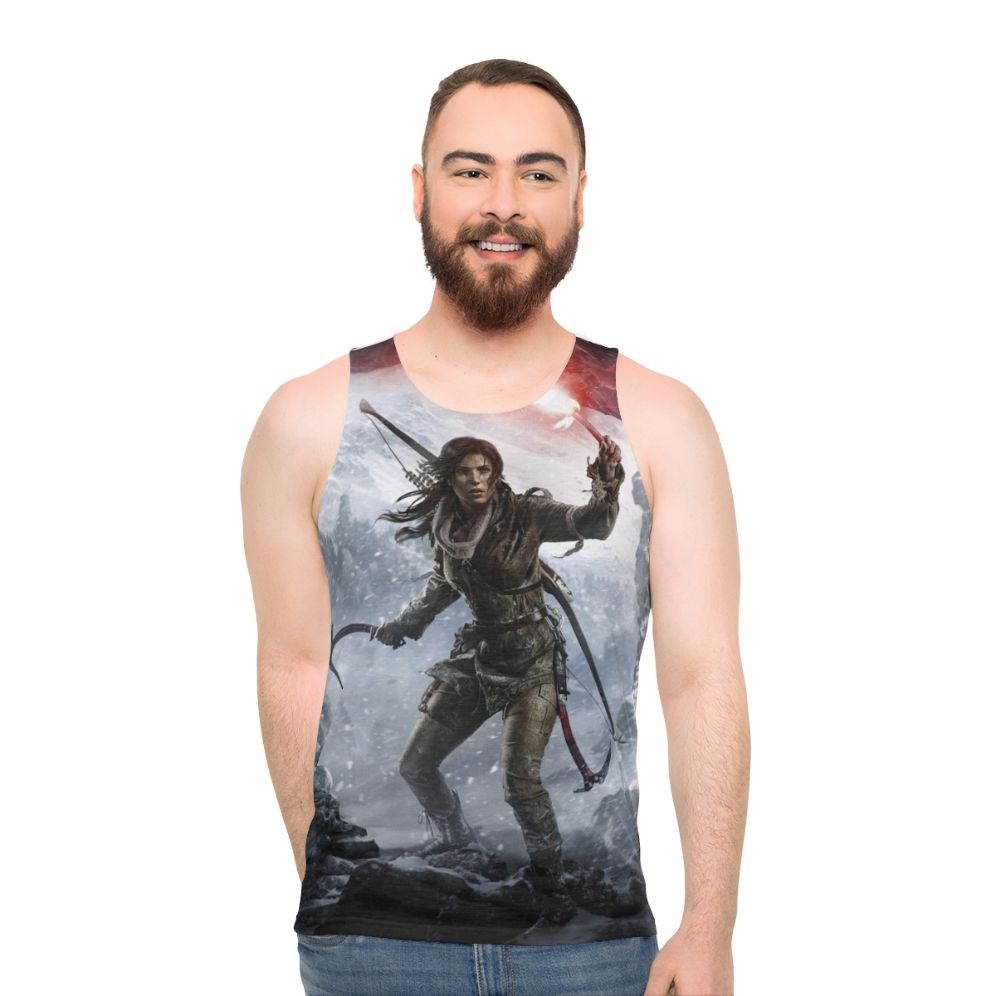 Rise Of The Tomb Raider Unisex Gaming Tank Top - men