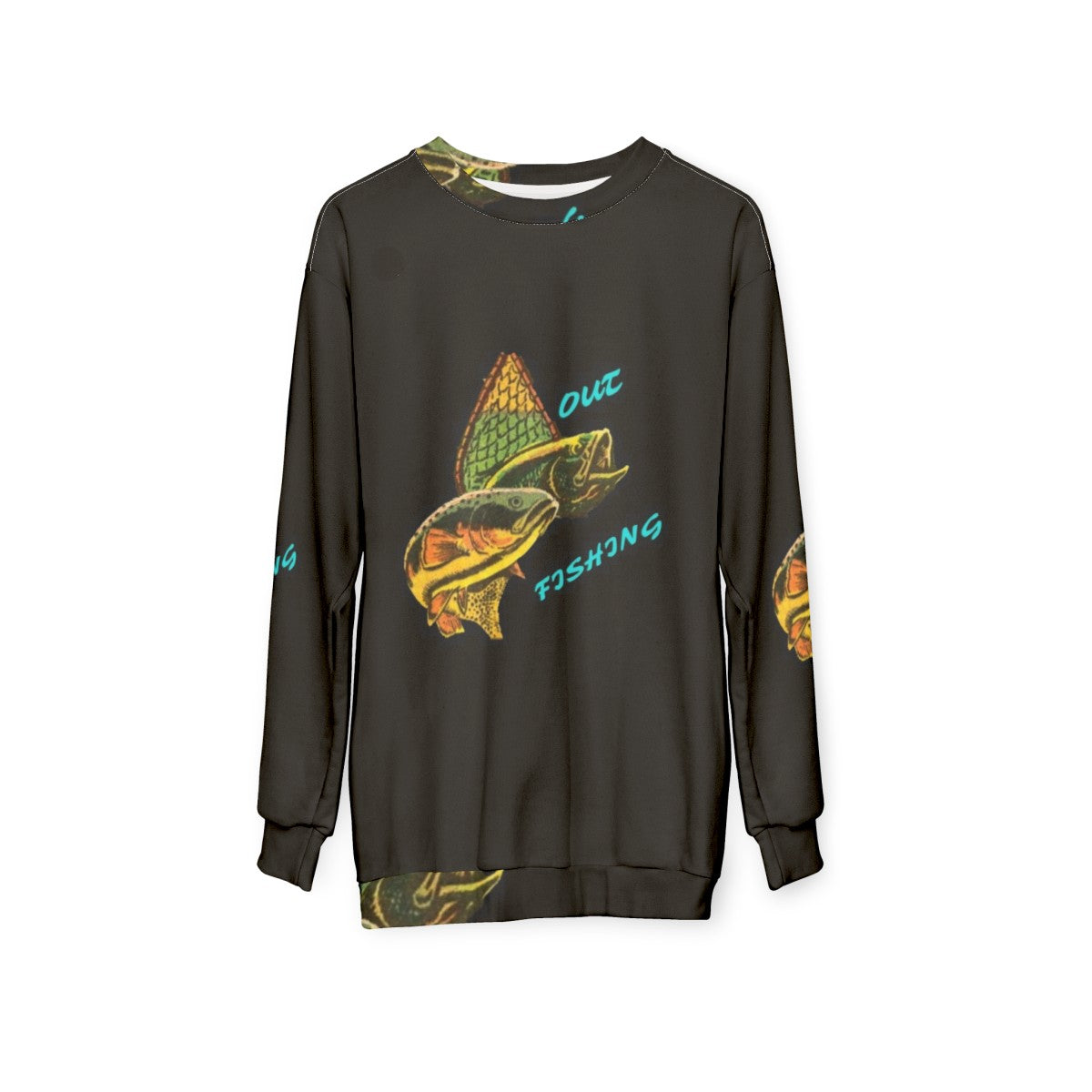 Fishing Sweatshirt for Outdoor Enthusiasts - hanging