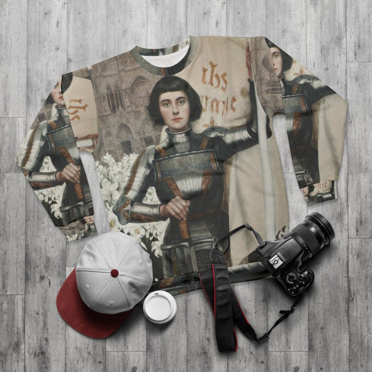 Jeanne D'Arc Christian Sweatshirt - flat lay