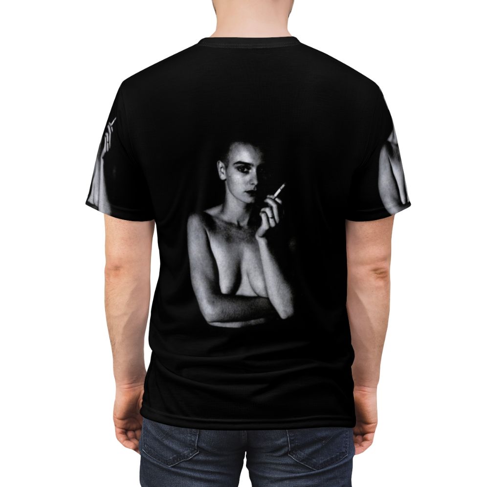 Sinead O'Connor inspired vintage 90s music t-shirt design - men back