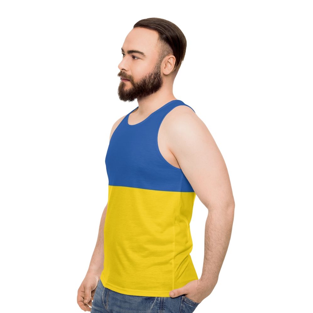 Ukraine flag tank top - men side