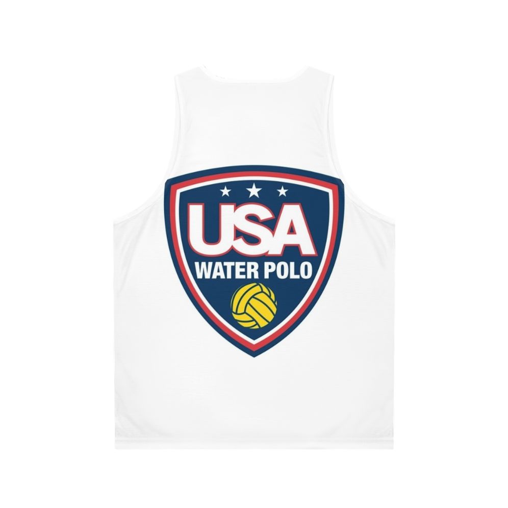 USA Water Polo Unisex Tank Top - Back