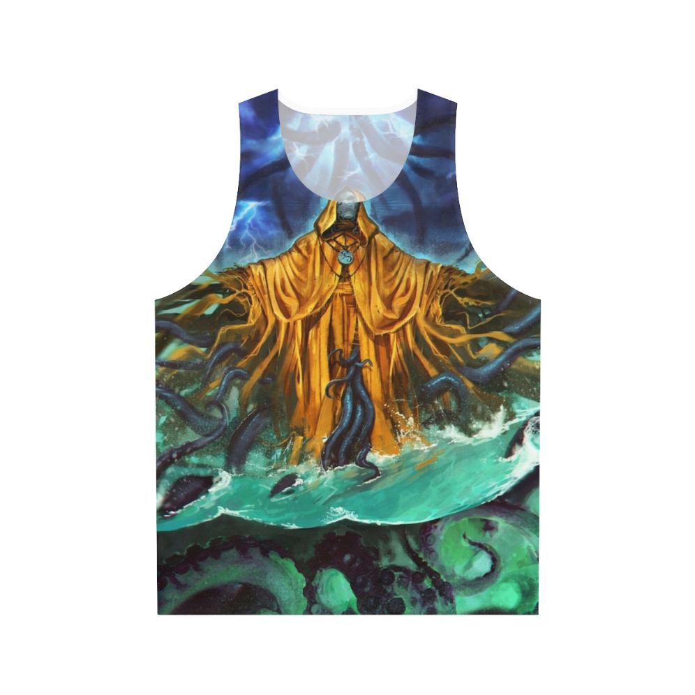 Unisex tank top with Lovecraft horror design