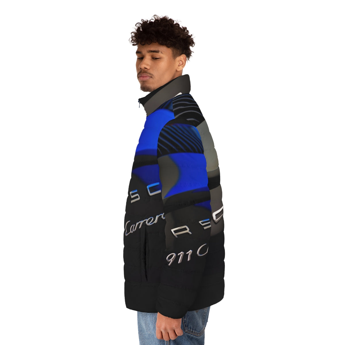 911 Carreras Puffer Jacket with sporty and stylish design - men side left