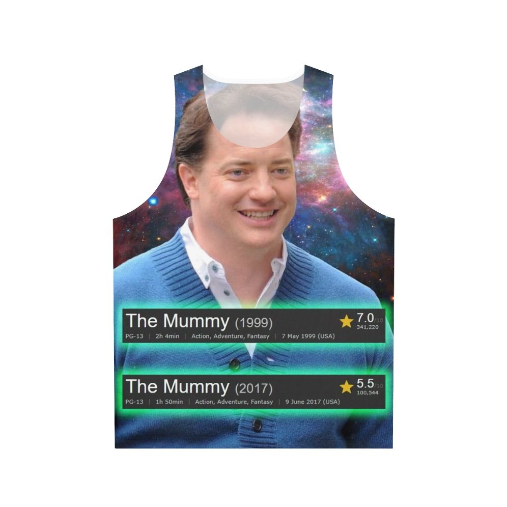 Unisex "The Mummy" inspired tank top featuring Brendan Fraser's face