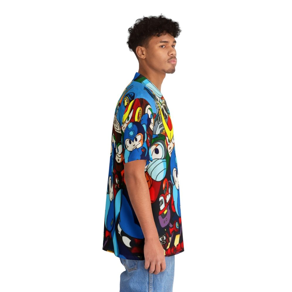 Mega Man 2 Retro Gaming Hawaiian Shirt - People Pight