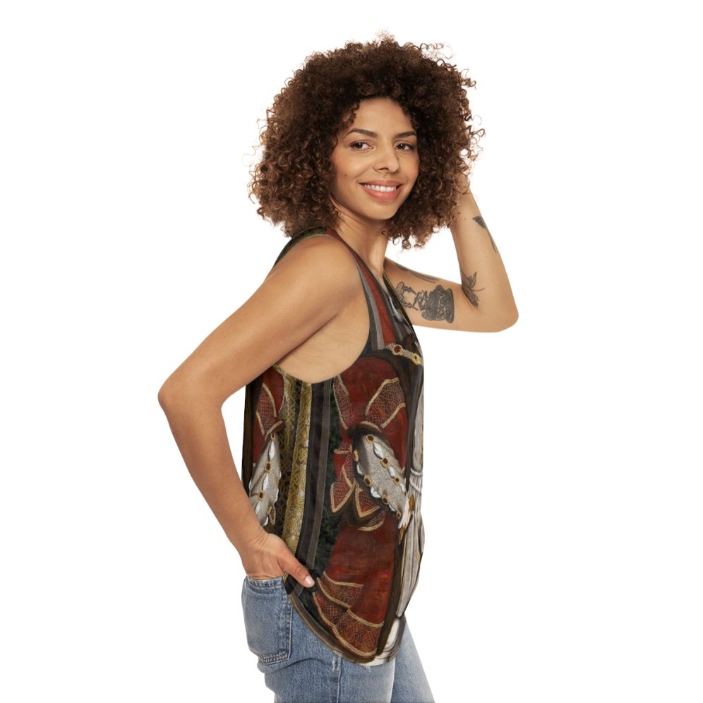 Henry VIII Tudor Dynasty Unisex Tank Top - women side