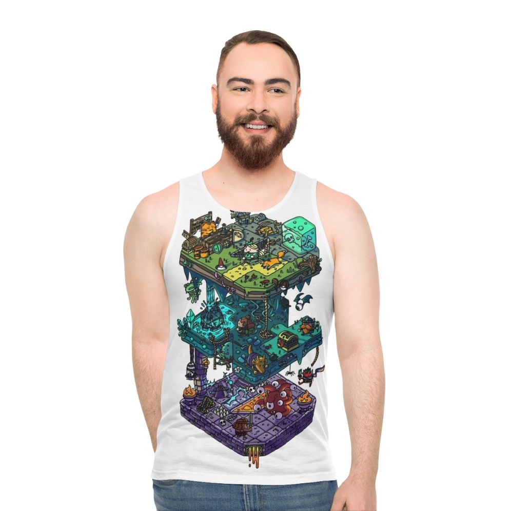 Isometric Dungeon & Dragons Unisex Tank Top - men