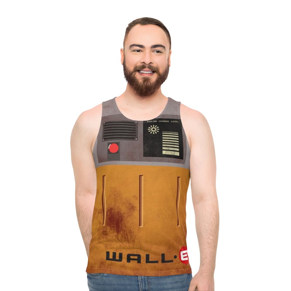 Wall-E Unisex Robot Graphic Tank Top - men