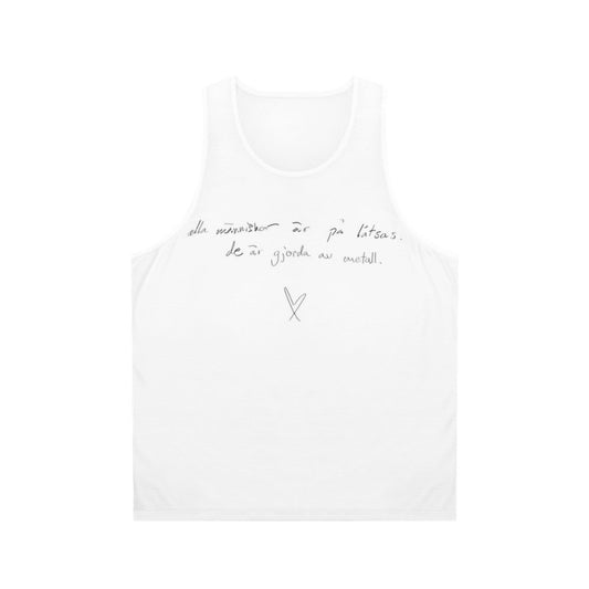 Unisex "All The People Are Fake" Young Royals Netflix Tank Top