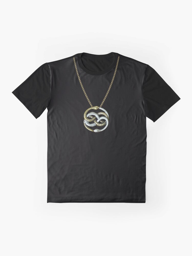 Auryn symbol from the Neverending Story fantasy movie - Flat lay