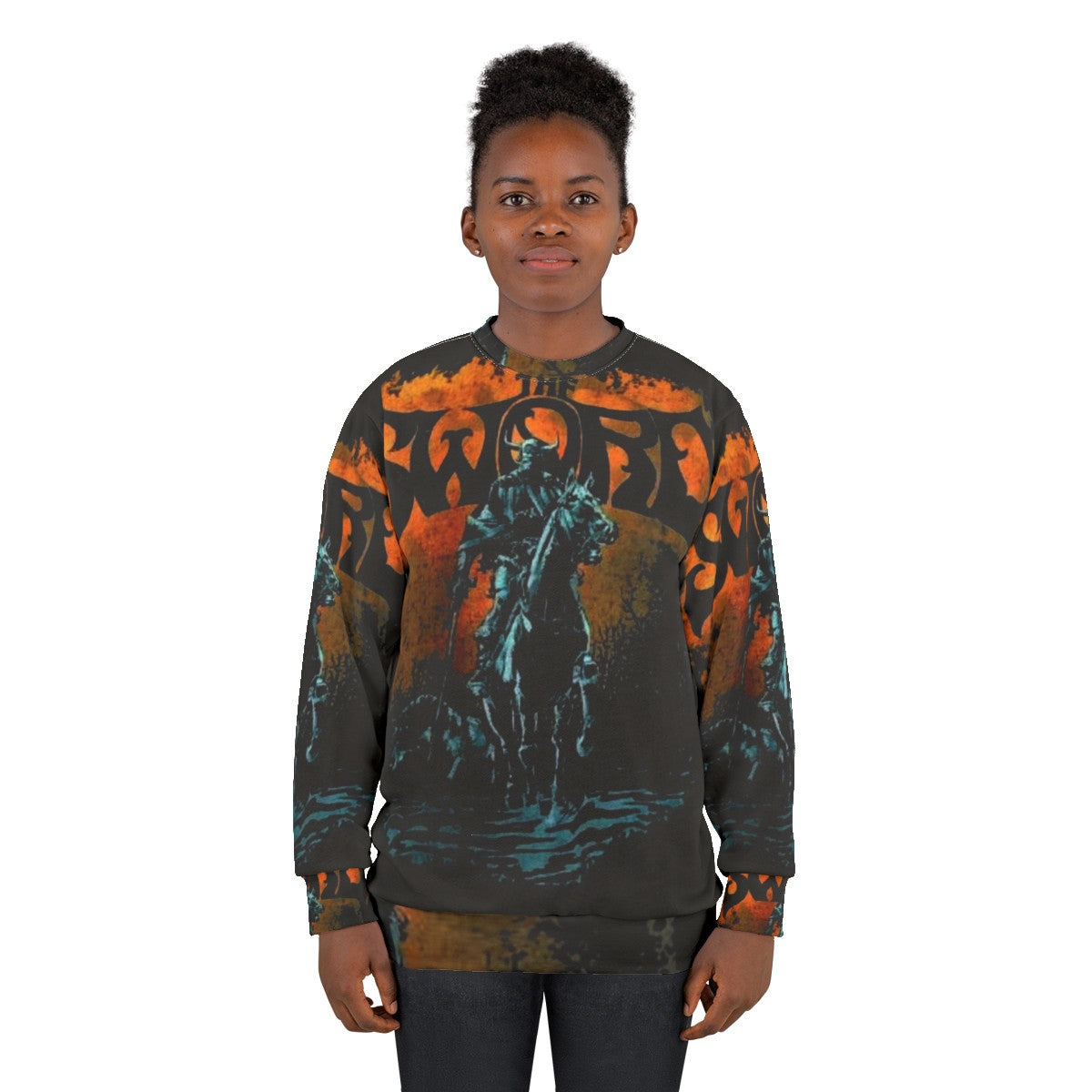 Sword Band Heavy Metal Sweatshirt - women