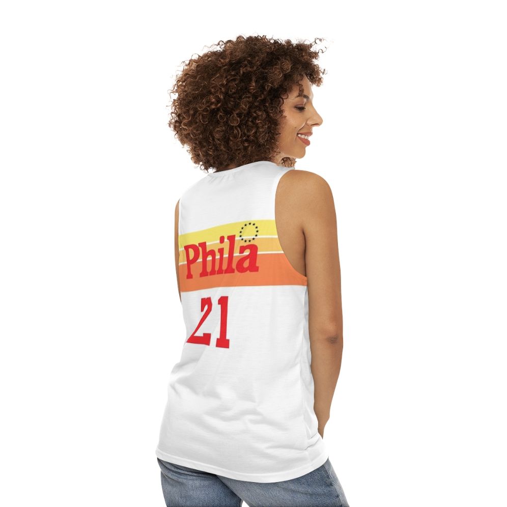 Unisex Philadelphia tank top - women back