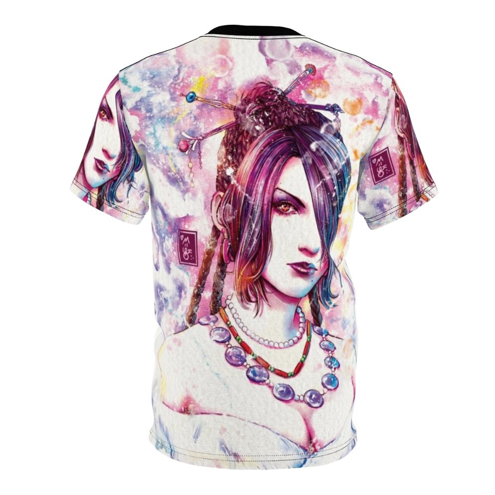 Anime inspired Final Fantasy X t-shirt with characters and logo - Back