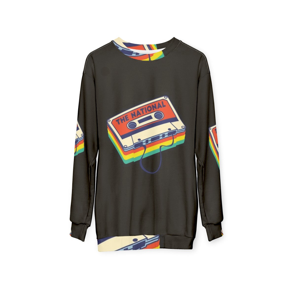 The National Band Logo Cassette Deck Sweatshirt - hanging