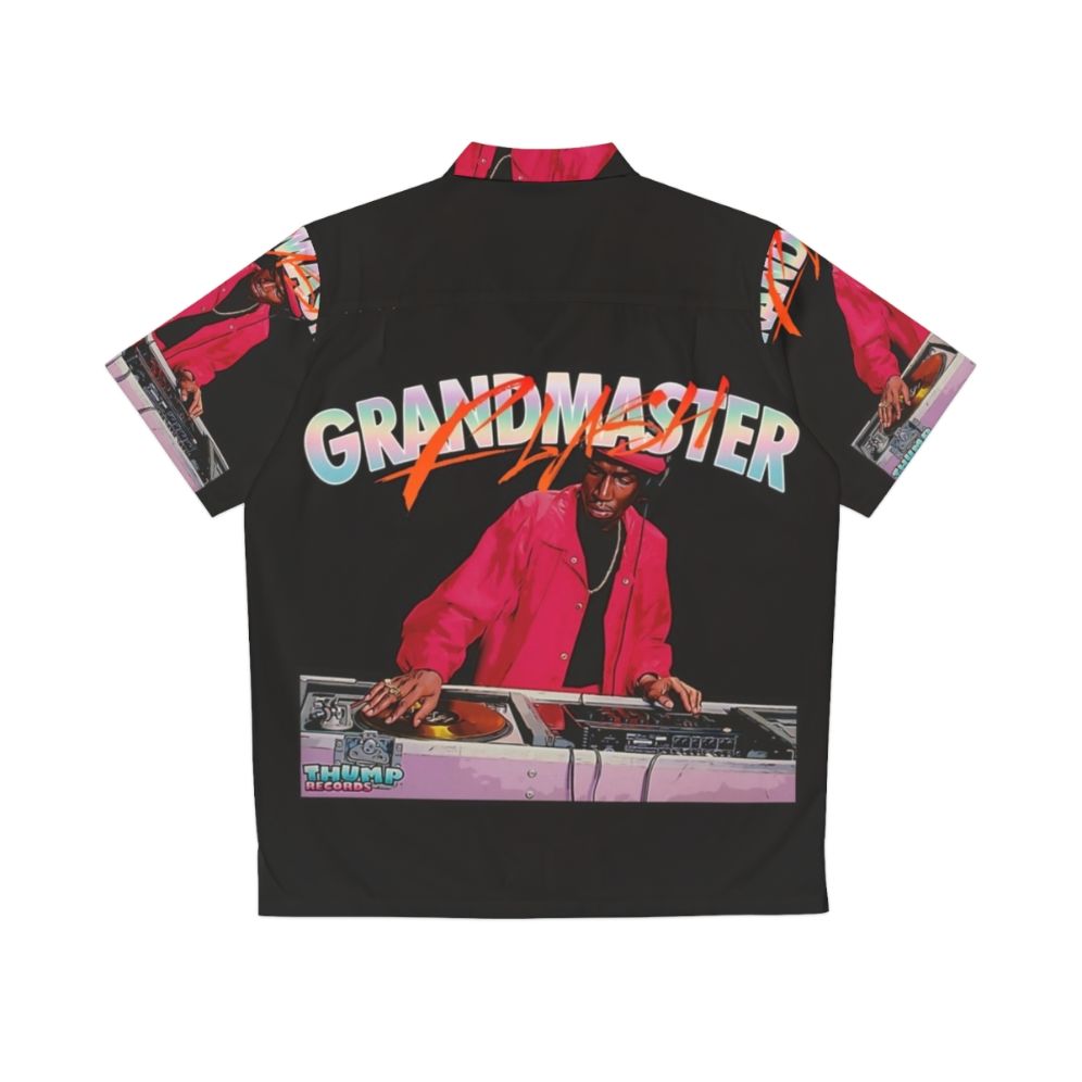 Vintage Grandmaster Flash Hawaiian Shirt - Back