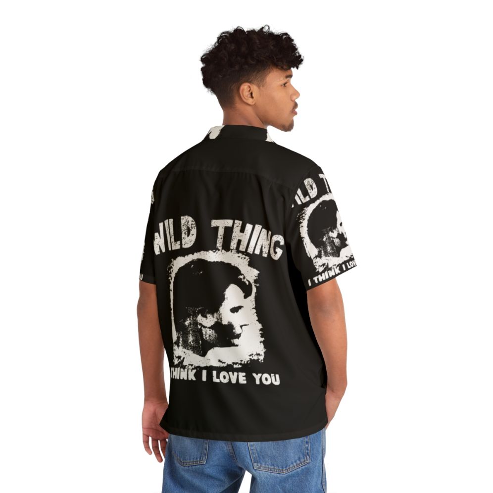 Wild Thing Major League Hawaiian Shirt featuring Charlie Sheen character from 80s movie - People Back