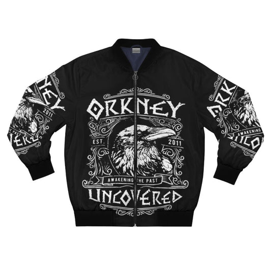 Orkney Raven Bomber Jacket - Explore the Viking heritage of Scotland