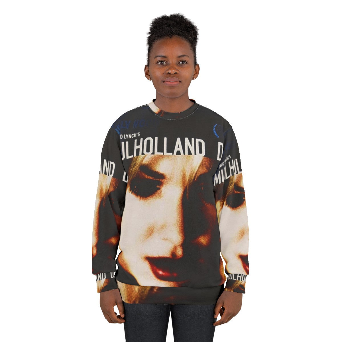 Iconic Movie Poster Sweatshirt featuring David Lynch film imagery - women