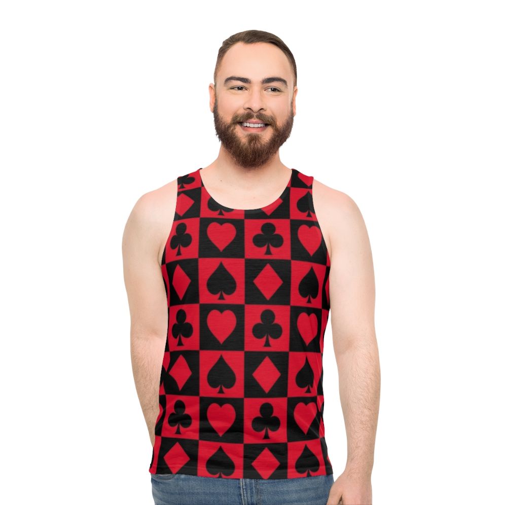 Jester Suit Unisex Tank Top - men