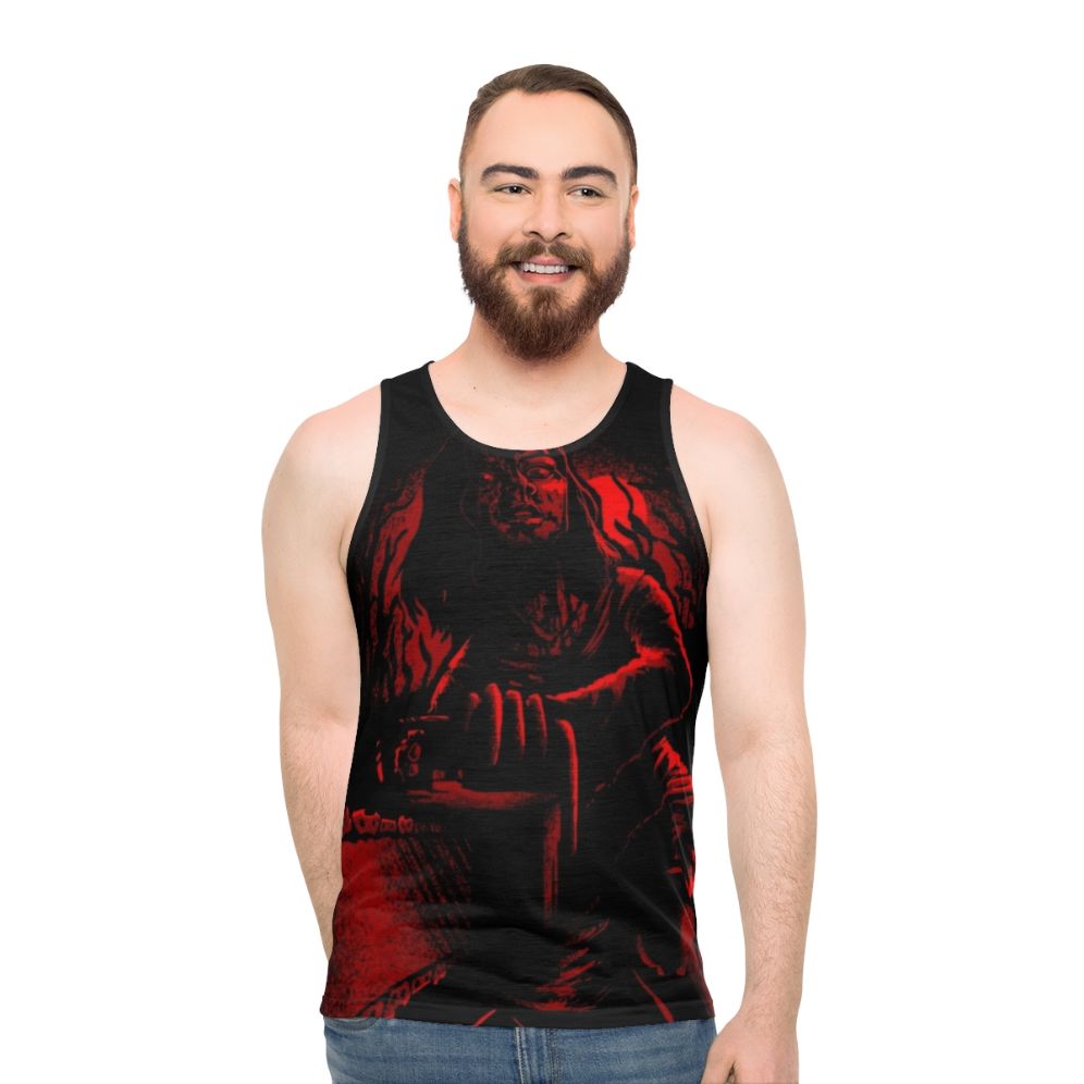 Unisex tank top inspired by the Evil Dead horror movie - men