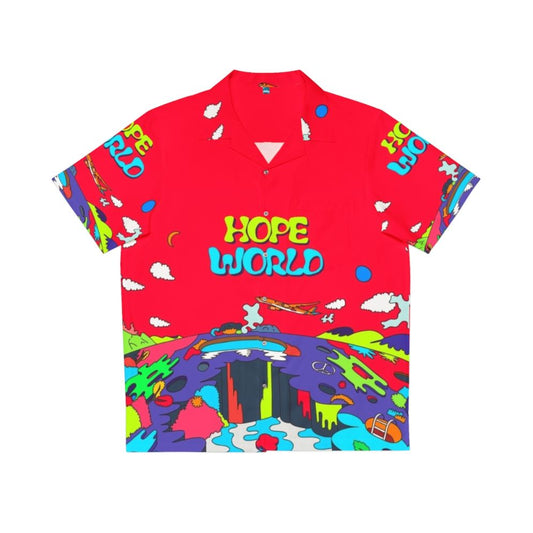 BTS J-Hope Hawaiian Shirt featuring Hope World design