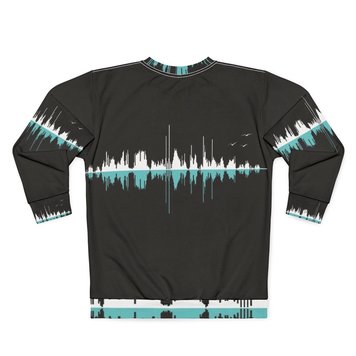 Music City Black Soundwave Sweatshirt - Back